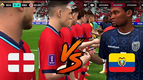 Ecuador vs England | FIFA MOBILE WORLD CUP