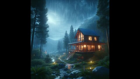Soft night rain - Rain sounds to sleep - Rain in the forest to sleep quickly and end insomnia