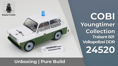 COBI Youngtimer Collection | 24520 --- Trabant 601 Volkspolizei DDR --- unboxing and pure build