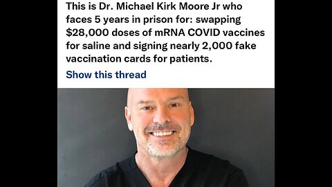 Dr Kirk Moore: Feds Hypocritically Go After Doctor Who Saved Hundreds Of Lives From The CONvid