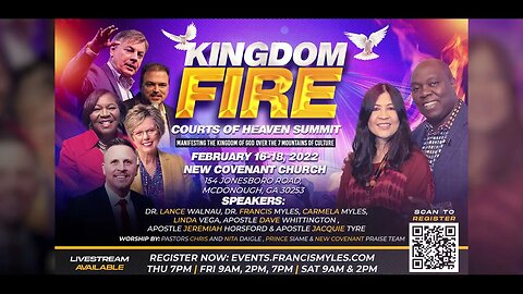 2 WEEKS FROM TODAY! Kingdom Fire Courts of Heaven Summit 2023