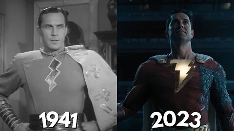 Evolution of Shazam in Movies, Cartoons & TV 1941-2023