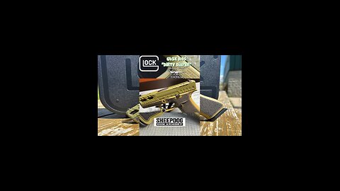 Glock 43x mos 3.41” barrel 9mm “Dirty Diaper” 10rd capacity (Shark Coast Tactical)
