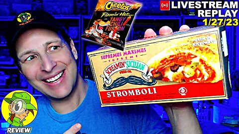 Screamin' Sicilian® SUPREME STROMBOLI Review 😱🍕 Livestream Replay 1.27.23 ⎮ Peep THIS Out! 🕵️‍♂️