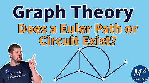 Does an Euler Path or Circuit Exist on this Graph? | Graph Theory Basics