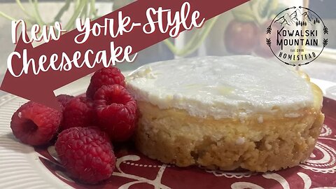 New York-Style Cheesecake for Two | HIS and HERS Valentine's Day Cheesecakes | Bake with Me