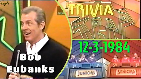 Bob Eubanks | Trivia Trap (12-03-1984) | Carrie/Melody/ Brett/ Rhea/ BJ/ Stan | Full Episode