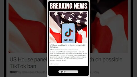 Fight to Protect US Data: House Committee to Vote on TikTok Ban Next Month | #shorts #news