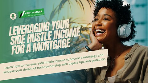 Unlocking Homeownership: Leveraging Your Side Hustle Income for a Mortgage