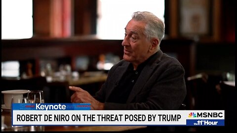 Robert De Niro: We Have No Choice But Biden