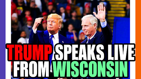 🔴LIVE: Trump Speaks Live From Wisconsin followed by News Show 🟠⚪🟣