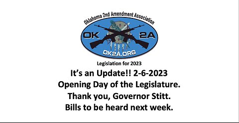 2-6-2023 Legislative update