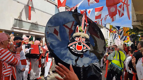 Old Oss Procession - Padstow - May Day - 2023 - 11am
