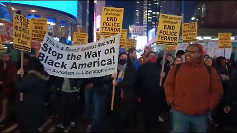 Protests in Times Square Over Killing Of Tyre Nichols