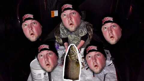 LAKE TROUT Ice Fishing With BIG TUBES (NEW PB)