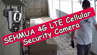 SEHMUA 4G LTE Cellular Security Camera, Dual Lens 2K 360° RBX-SD200, Full Review