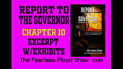 REPORT TO THE GOVERNOR: Chapter 10 Excerpt w/exhibits