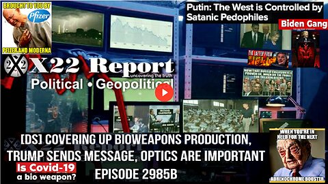 Ep. 2985b - [DS] Covering Up Bioweapons Production, Trump Sends Message, Optics Are Important