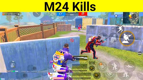 M24 TDM Short Moment in PUBG MOBILE | Sniper Skill!