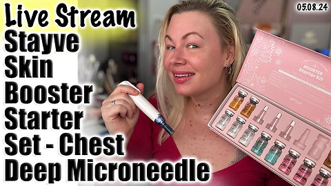 Live Deep Microneedle Chest w/ Stayve Skin Booster Starter Kit, AceCosm | Code Jessica10 Saves