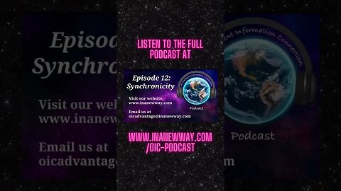 This episode shared perspective on the profound subject of synchronicity! Full episode on YouTube!
