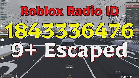 Escaped Roblox Radio Codes/IDs