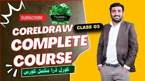 Coreldraw 2022 Complete Course in Urdu( Beginner to Expert) | Coreldraw Class # 03| #Knowledgeinn