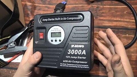 JF.EGWO 3000A Jumper Starter With Air Compressor Unit Review!