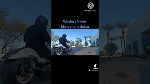 Motorcycle Wireless Audio Recording Setup
