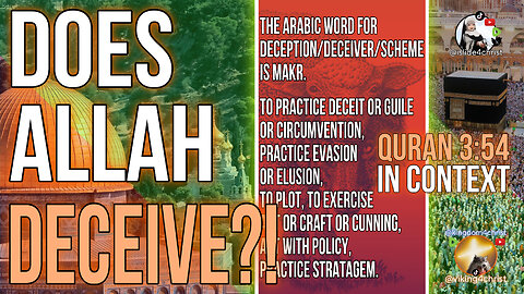 Does Allah DECEIVE? Quran 3:54