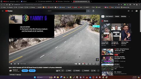 Epic! 2023 Yamaha MT-09 Off Road! Road CLOSED! YAMMY G Pushes ONWARD!