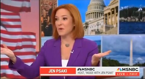 SICK, Jen Psaki Says Maybe Trump Will Go To Jail Or Die