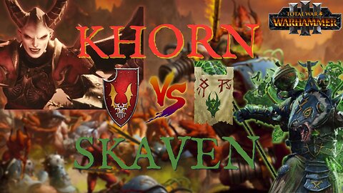 Gorequeen Has a Rodent Problem - Khorne Vs Skaven - Total War Warhammer 3 Multiplayer Battle
