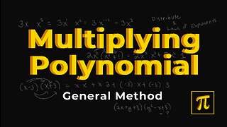 How to MULTIPLY POLYNOMIALS? - It is easy, just distribute the terms!