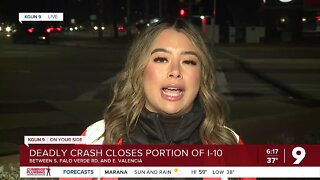 Deadly wreck shuts down portion of I-10 near Valencia