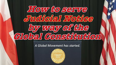 How to be a Service Processor of Judicial Notice - A Global Changer. (Introduction)