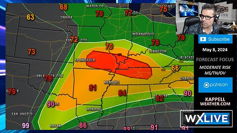 OUTLOOK: Moderate Risk Issued! Strong Tornadoes and Giant Hail Expected.