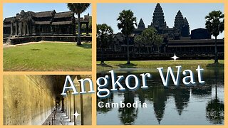 Angkor Wat អង្គរវត្ត - UNESCO World Heritage Site - Manmade Wonder Of The World - Cambodia 2024