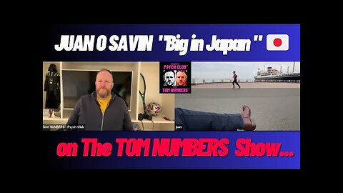 JUAN O SAVIN on The TOM NUMBERS Show, brand new show