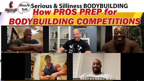 Muscle Talk XLVI Prepping 4 Bodybuilding Competition ANABOLICS PROTEIN SHAKES (Hilarious!) FORM