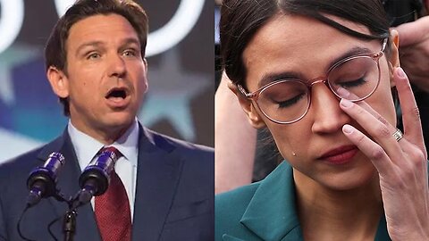 Ron Desantis Gets Up And Completely SHREDS Ocasio-Cortez, Gets a Standing Ovation