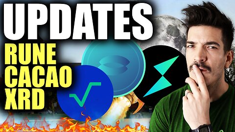 ⚡ Why the RUNE Pump?? CACAO Followed! and BIG XRD News