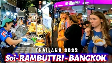Bangkok Rambuttri road walking tour | Thailand 2023