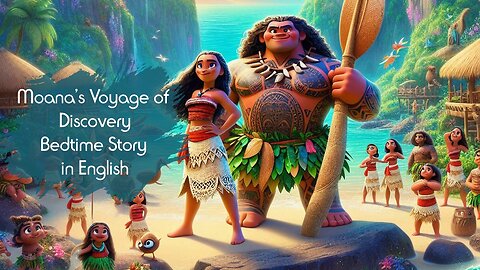 Moana's Epic Journey: A Tale of Courage, Friendship, and Discovery | Animated Bedtime Story