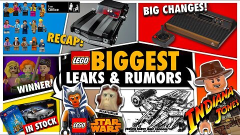 NEW LEGO LEAKS! LEGO UCS Razor Crest, Indiana Jones, Atari, Ideas and MORE!