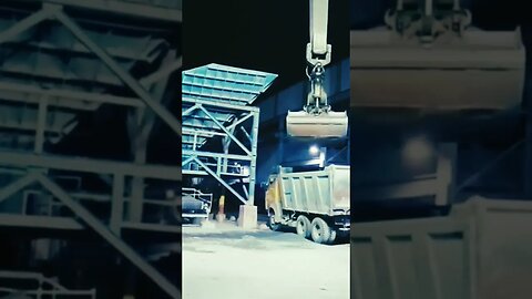 Loading dump truck | Work machine equipment technology #amazing #excavator #machine #shortsvideo