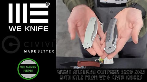 Kyle from WE & Civivi Knives @ The Great American Outdoor Show 2023