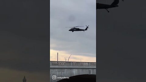 Why is this helicopter over DC? Watch info from aviation experts including @Penguinsix on Blackhawks