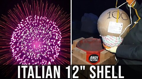 BEAUTIFUL 12" inch Italian Firework Display Shell