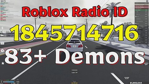 Demons Roblox Radio Codes/IDs